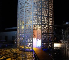 Фонтан Диониса ночью